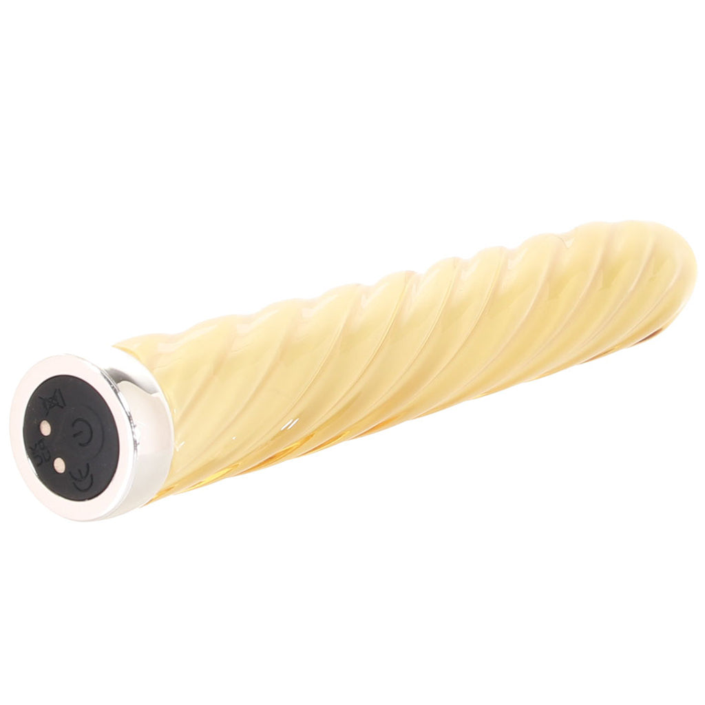Playboy Pleasure Twist of Fate Glass Vibe Vibrators > Traditional Vibrators - Tophatter Daily Deals