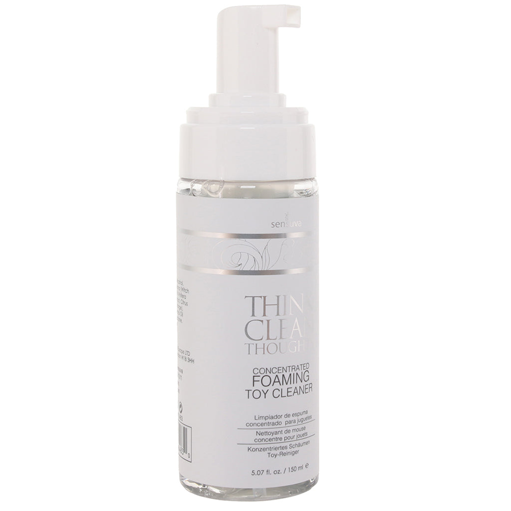 Think Clean Thoughts Foaming Toy Cleaner 5.07oz - Tophatter's Vibrator Deals Online Lubes and Lotions > Sex Toy Cleaner - Tophatter Daily Deals