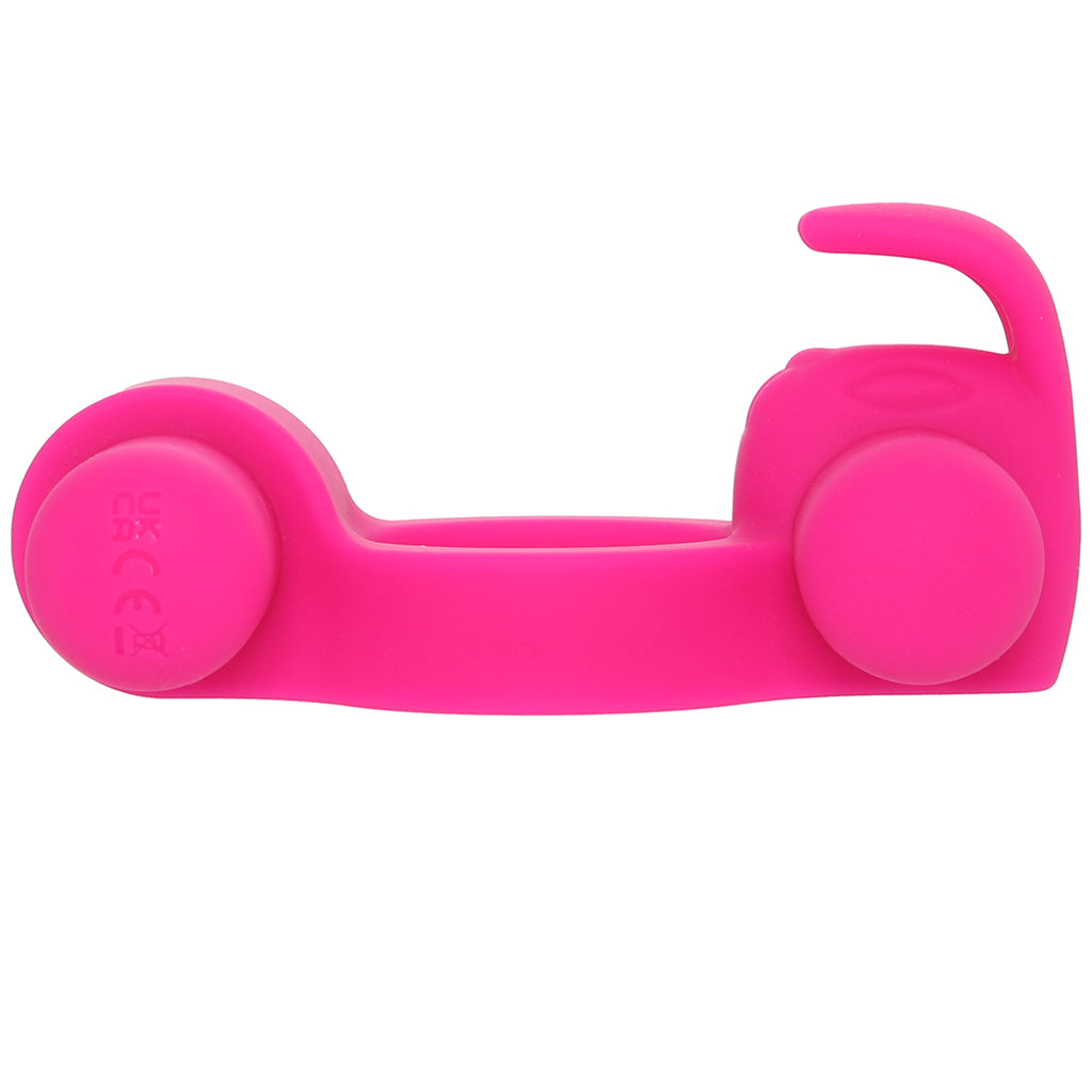 Rockin' Rabbit Dual Vibrating Ring - Tophatter's Adult Sex Toys Online Cock Rings - Tophatter Daily Deals