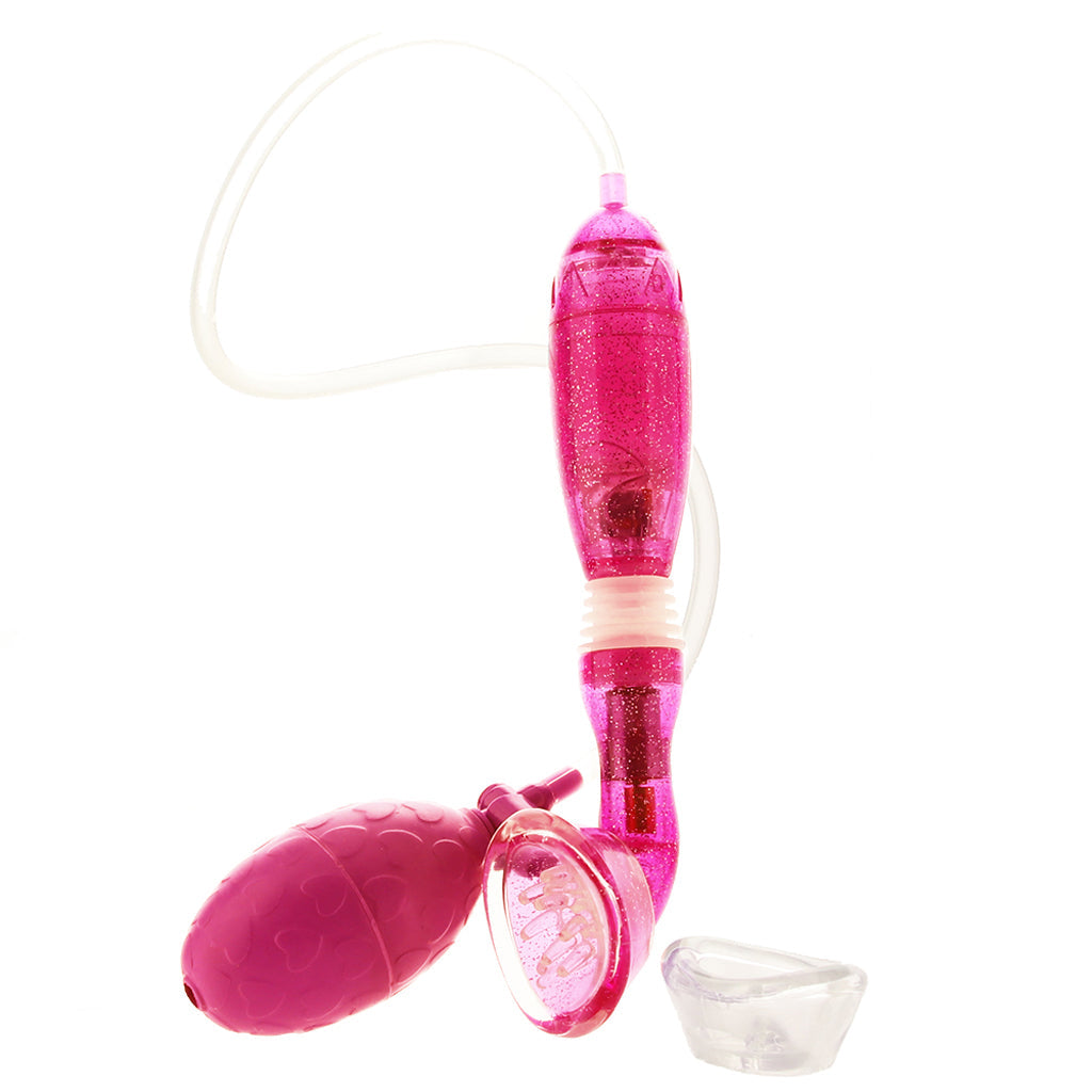 Advanced Clitoral Pump Vibe in Pink Vibrators > Clitoral Stimulators - Tophatter Daily Deals