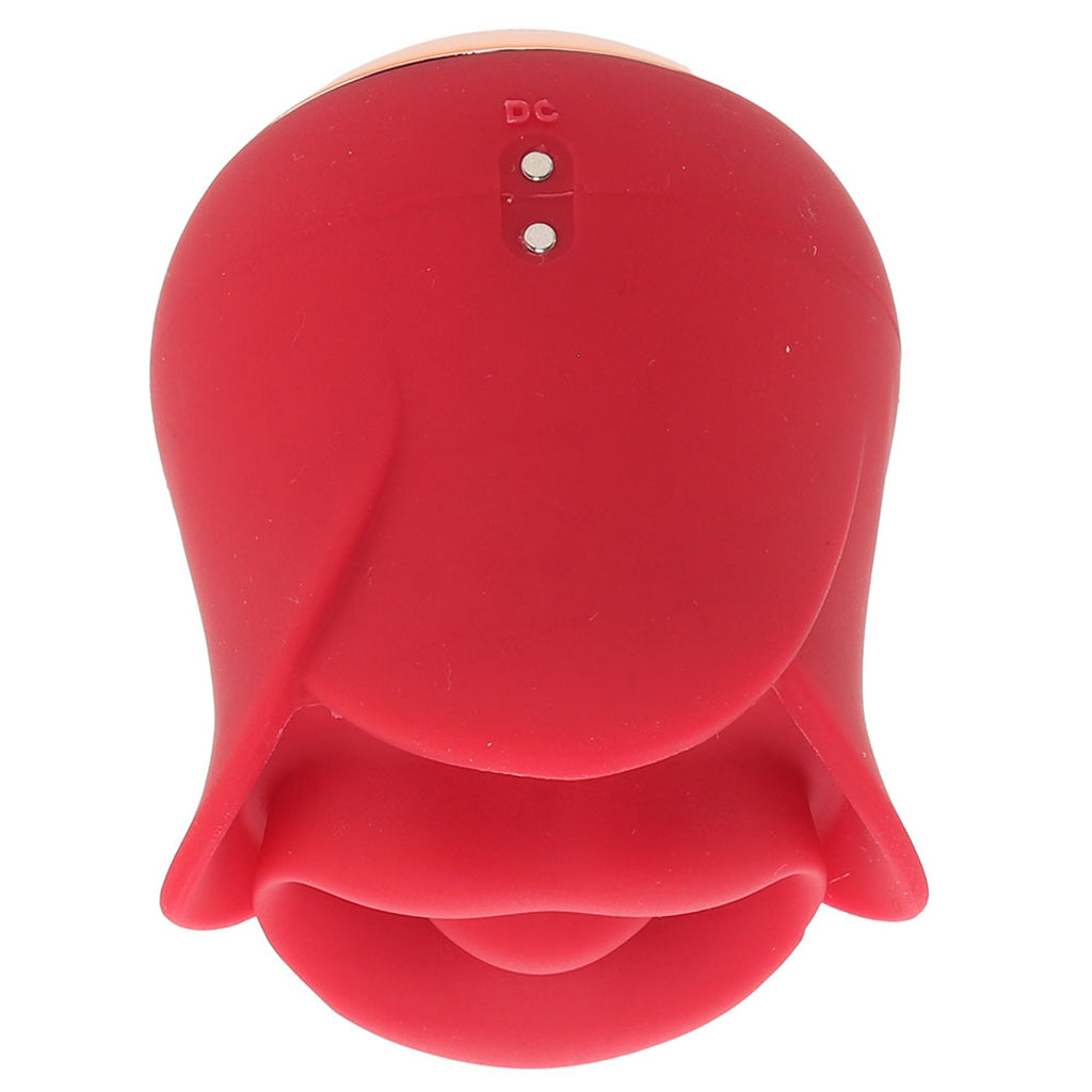 Lickgasm Sweet Kiss Clitoral Vibe in Red Vibrators > Clitoral Stimulators - Tophatter Daily Deals