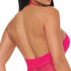 Electric Pink Halter Dress Lingerie > Lingerie - Tophatter Daily Deals