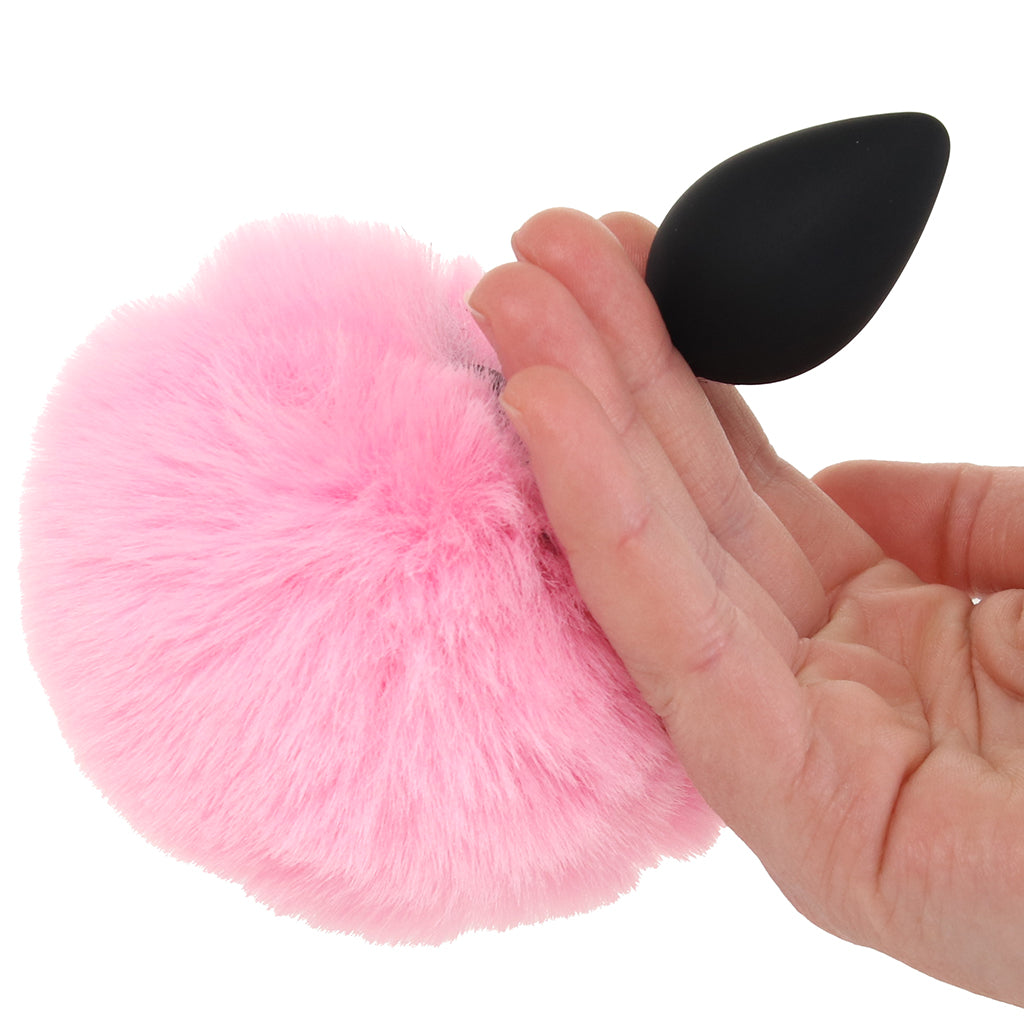 Tailz Fluffy Bunny Tail Silicone Plug in Pink Anal Sex Toys > Butt Plugs - Tophatter Daily Deals