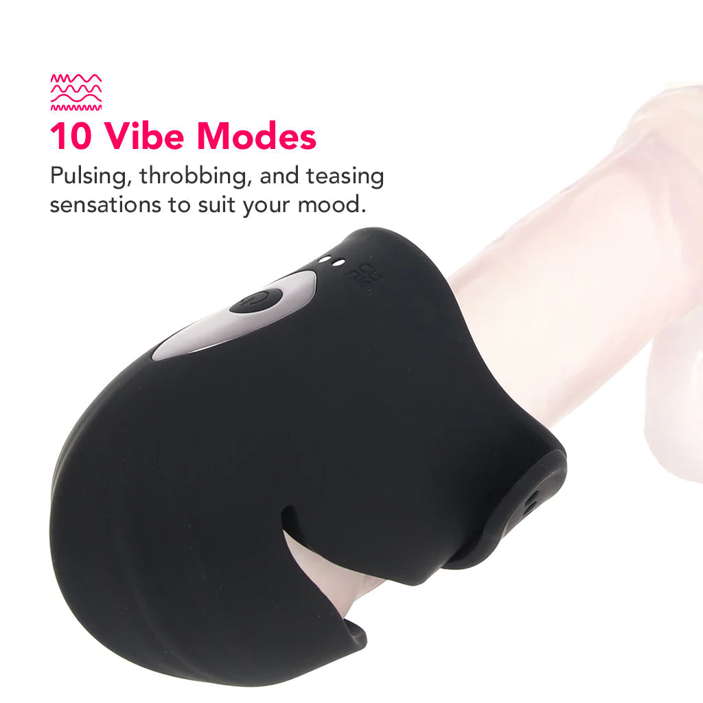 LEVELZ Wearable Vibrating Penis Head Stimulator Male Masturbators > Vibrating - Tophatter Daily Deals
