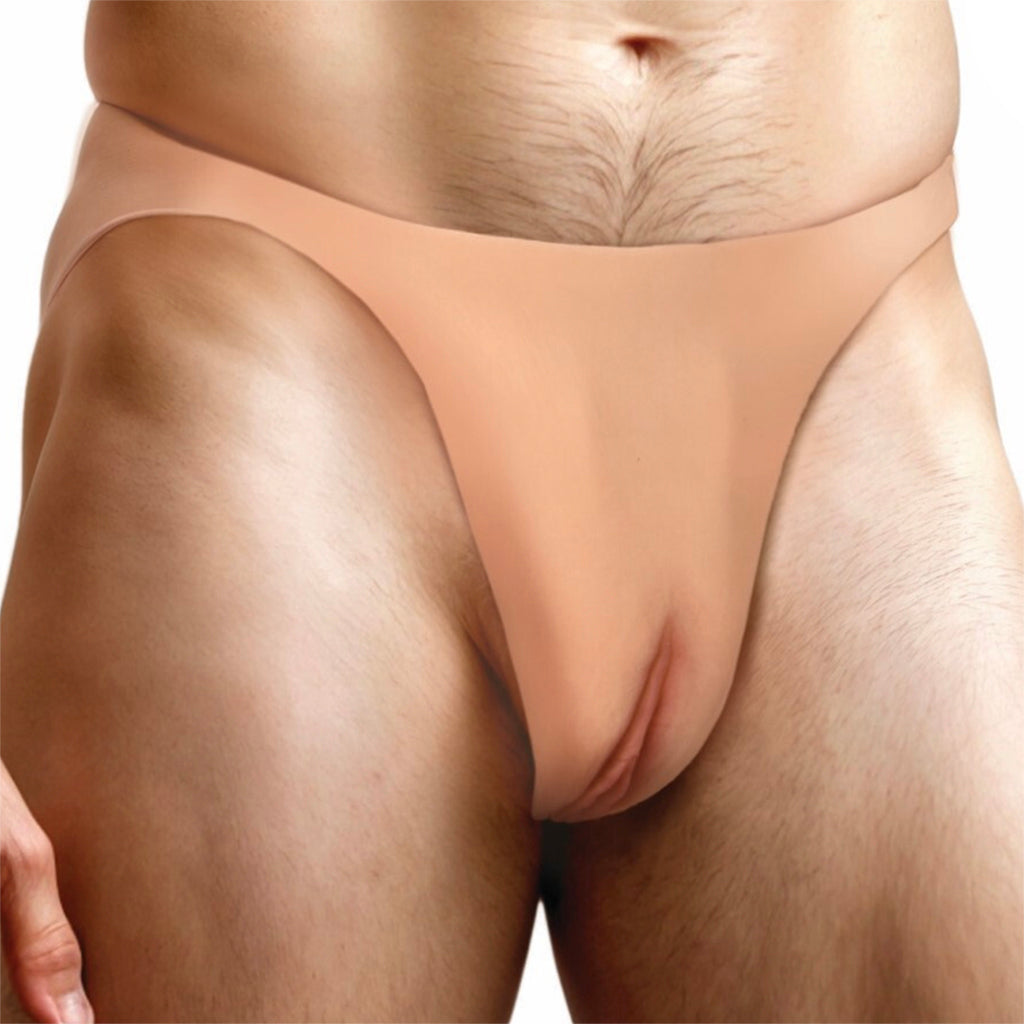 Master Series Pussy Strap Silicone Jockstrap in Light Sexual Wellness > Gender Expression and Affirmation - Tophatter Daily Deals