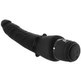 Power Cock 7 Inch Slim Realistic Vibe in Black Vibrators > Realistic Vibrator Dildos - Tophatter Daily Deals