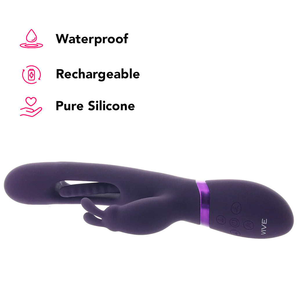 Vive Mika Triple Action Rabbit Vibe Vibrators > Rabbit Vibrators - Tophatter Daily Deals