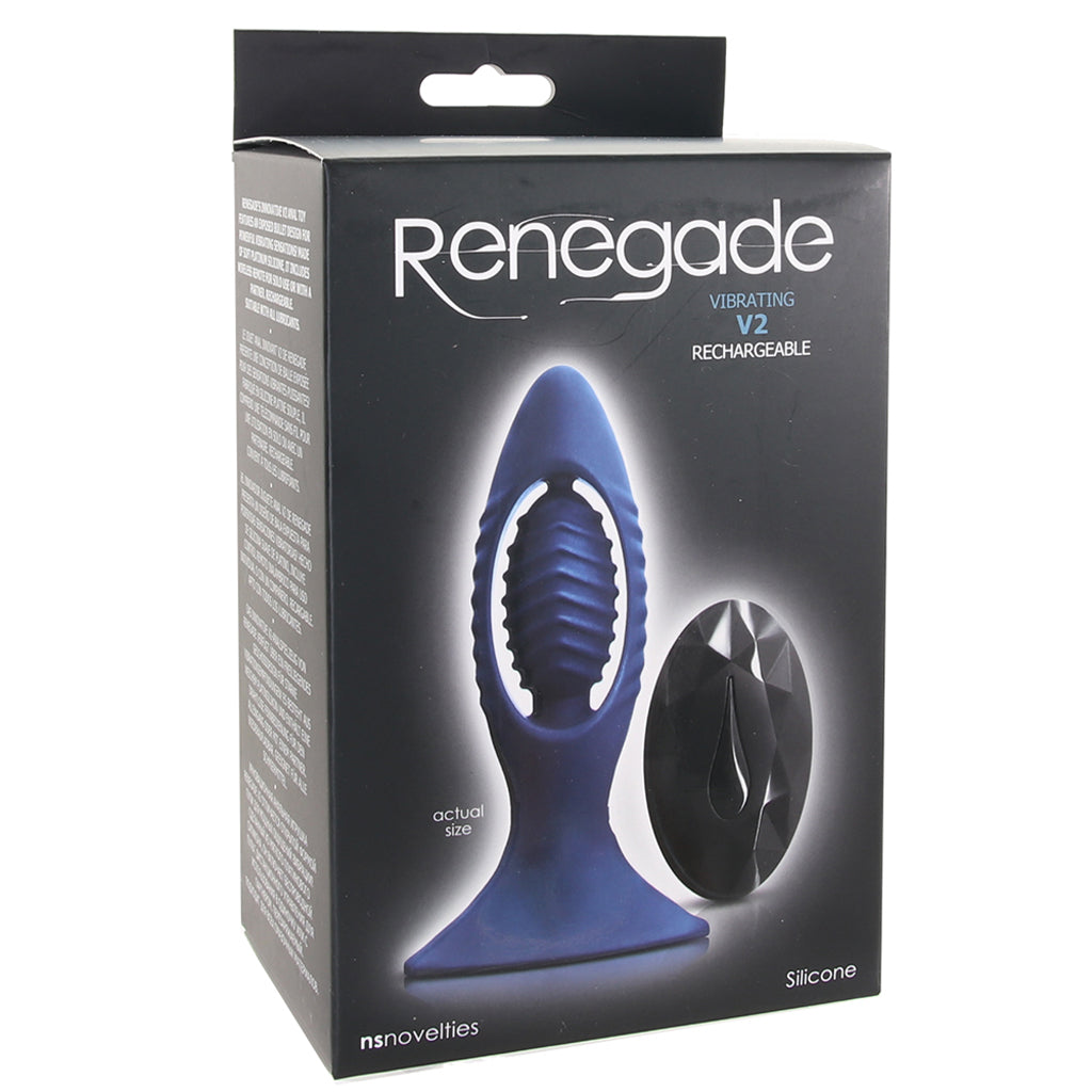 Renegade V2 Remote Anal Plug in Blue - Tophatter's Vibrator Deals Online Anal Sex Toys > Butt Plugs - Tophatter Daily Deals