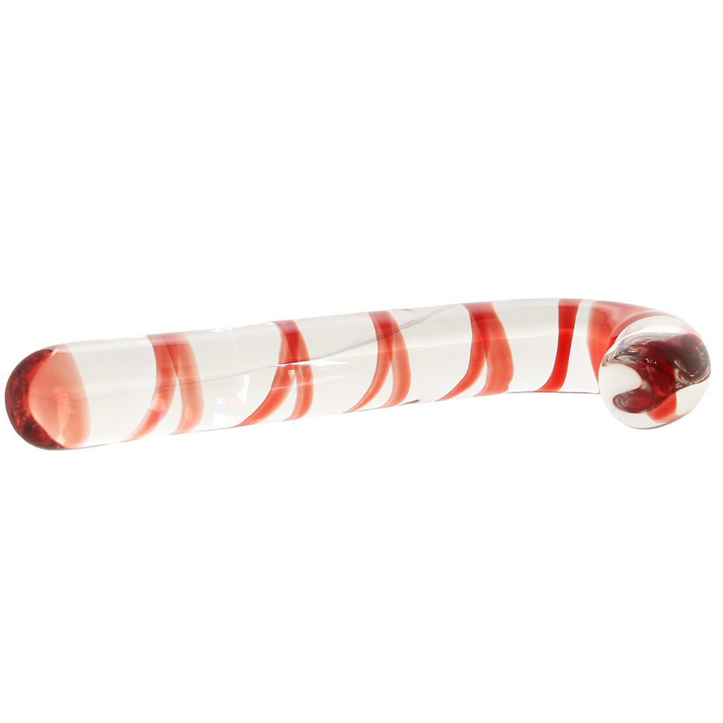 gläs Candy Cane Dream Glass Dildo Dildo Sex Toys > G-Spot Dildos - Tophatter Daily Deals