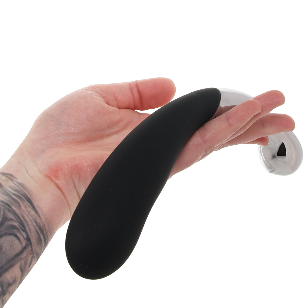 Sweet Pressure Metal & Silicone G-Spot Wand Dildo Sex Toys > G-Spot Dildos - Tophatter Daily Deals