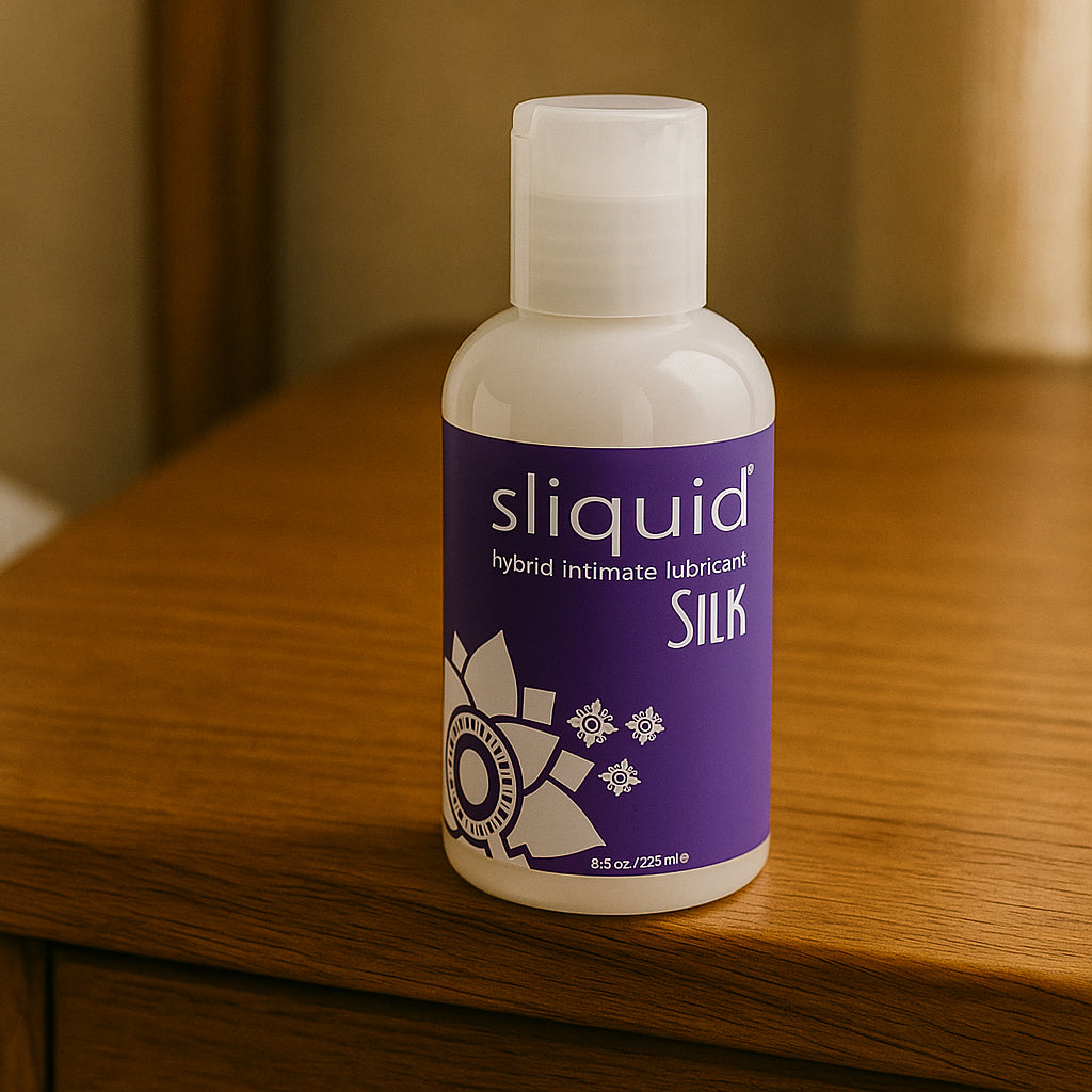 Silk Hybrid Intimate Lubricant in 8.5oz/255ml Lubes and Lotions > Hybrid Lubricants - Tophatter Daily Deals