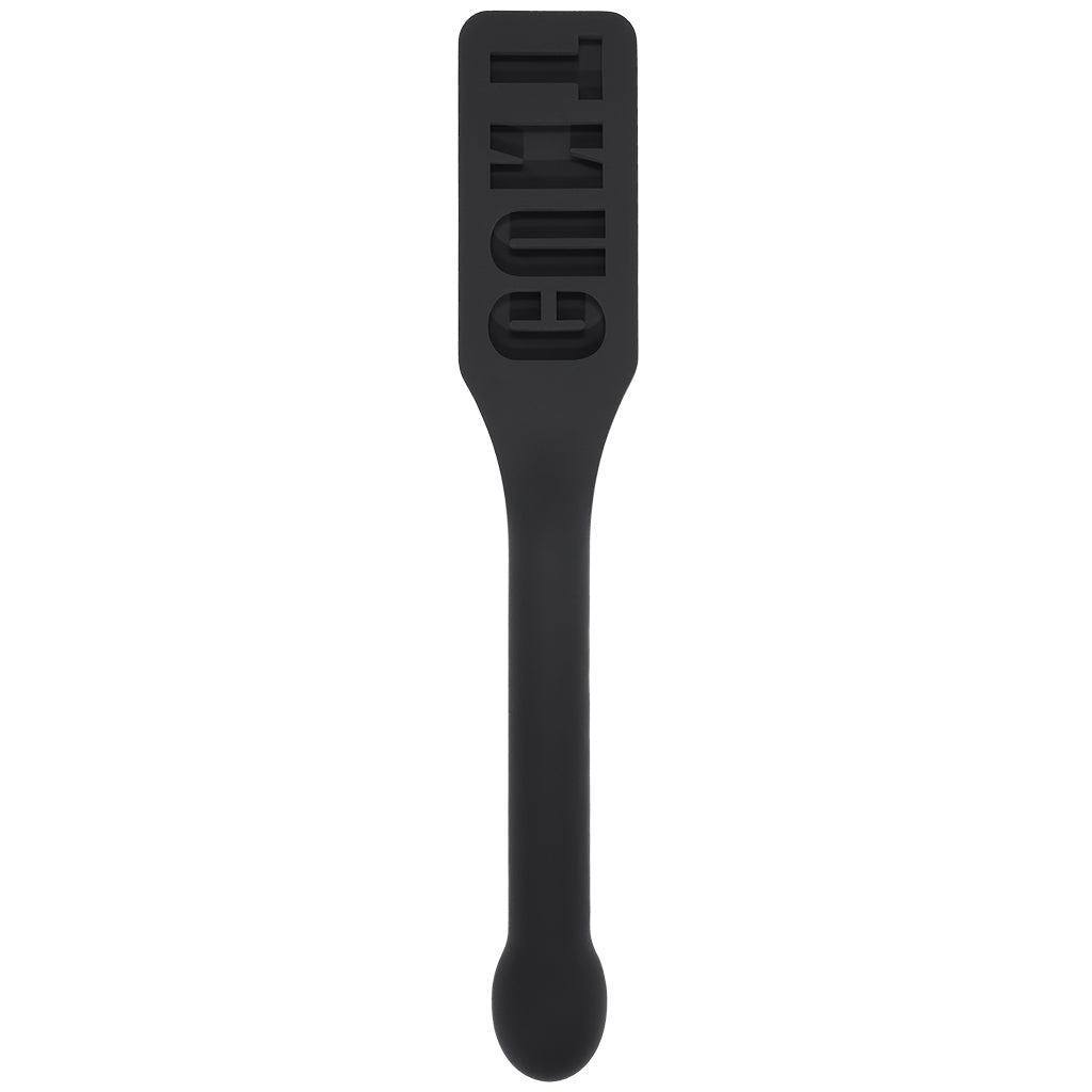 Edge C*NT Impression Silicone Paddle Bondage and Fetish > Whips and Crops - Tophatter Daily Deals