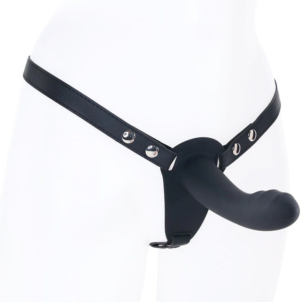 Ouch! Adjustable Dual Silicone Strap-On Vibe Dildo Sex Toys > Strap-On and Harnesses - Tophatter Daily Deals