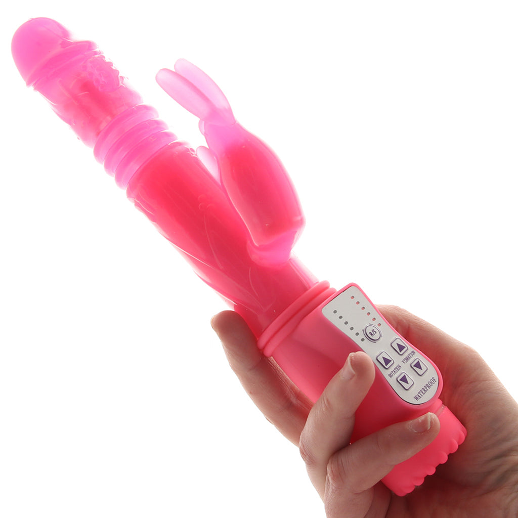 Firefly Thumper Glow in the Dark Rabbit Vibe in Pink - Tophatter's Adult Products Vibrators > Rabbit Vibrators - Tophatter Daily Deals