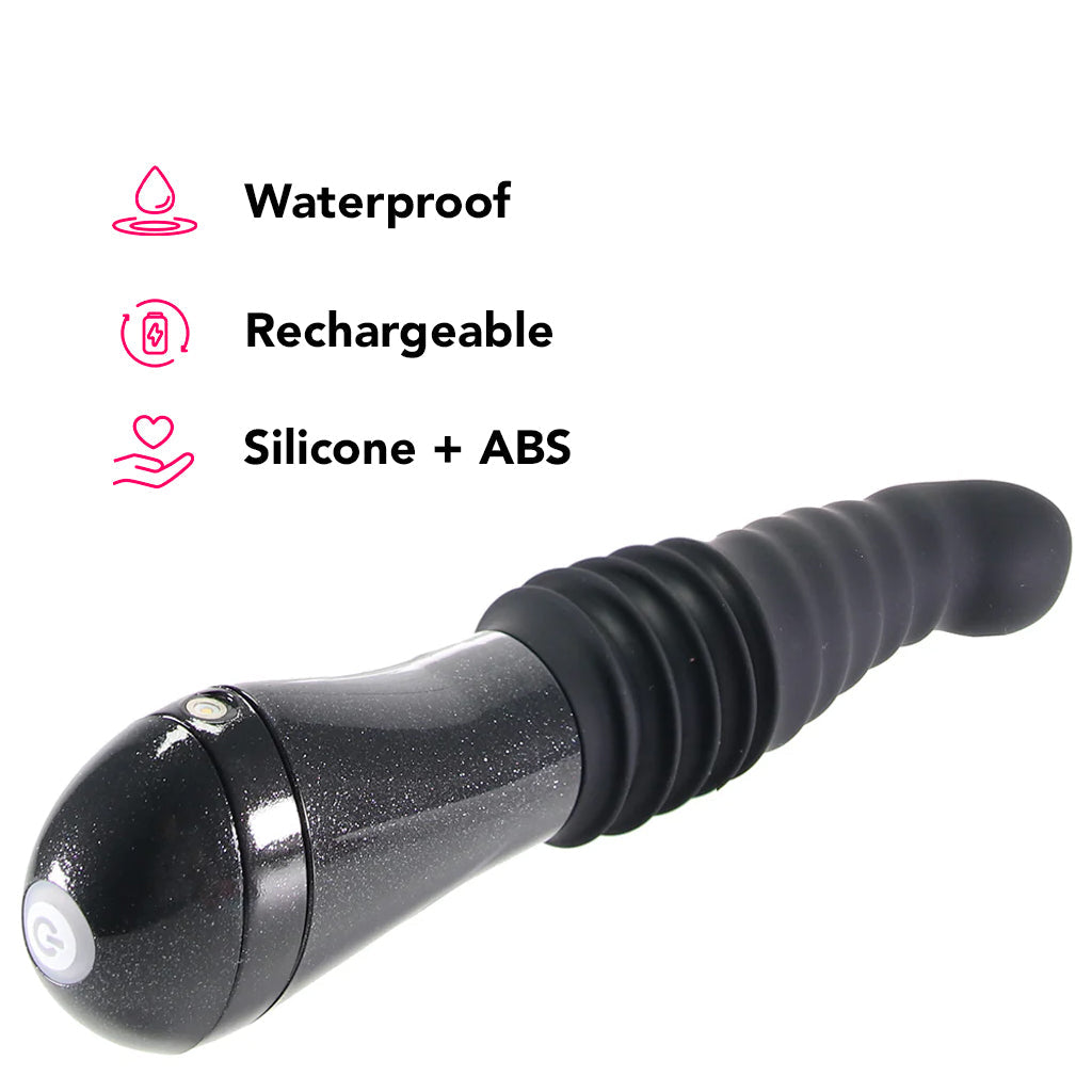 Temptasia Lazarus Thrusting Dildo Vibrators > G-Spot Vibrators - Tophatter Daily Deals
