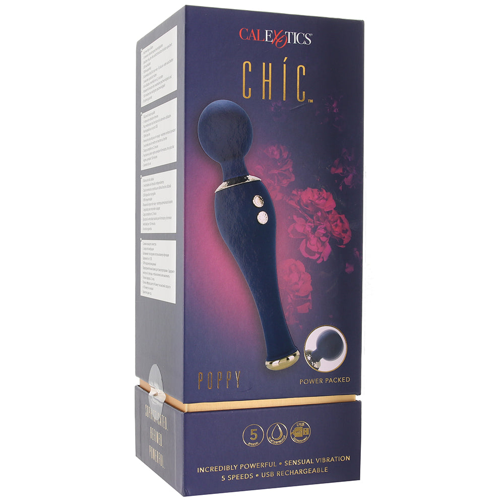 Chíc Poppy Rechargeable Massager Vibrators > Wands - Tophatter Daily Deals