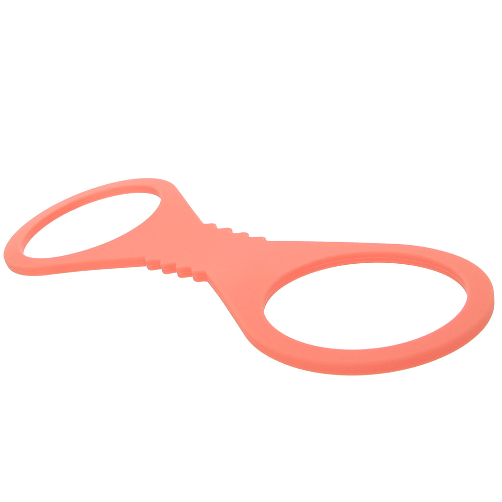 S&M Peaches 'n CreaMe Silicone Cuffs in Small - Tophatter's Adult Sex Toys Online Bondage and Fetish > Wrist and Ankle Cuffs - Tophatter Daily Deals