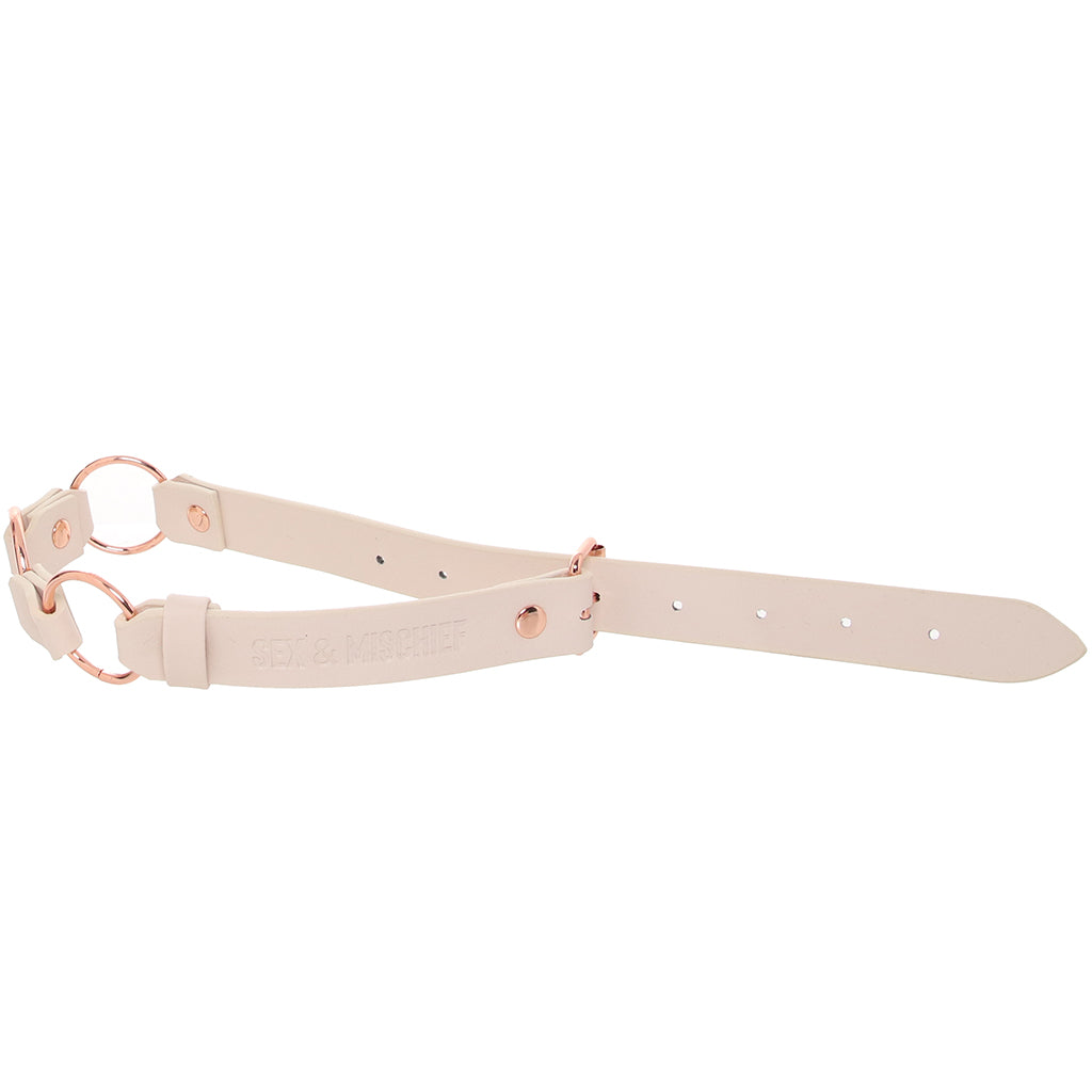 S&M Peaches 'n CreaMe Ring Day Collar Bondage and Fetish > Leashes and Collars - Tophatter Daily Deals