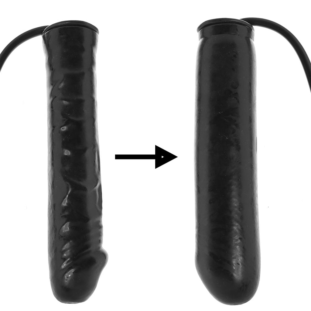 Inflatable Stud 9.5 Inch Dildo in Black - Tophatter's Adult Products Dildo Sex Toys > Realistic Dildos - Tophatter Daily Deals