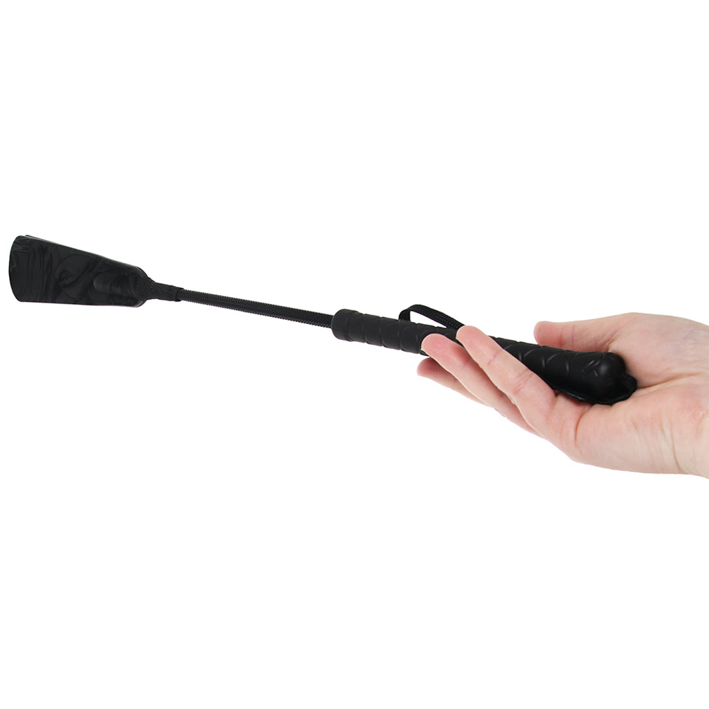 Velvet Noir Strike Riding Crop - Tophatter's Adult Sex Toys Online Bondage and Fetish > Whips and Crops - Tophatter Daily Deals
