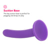 PinkCherry Premium 6 Inch Purple Silicone Slim Anal Dildo Dildo Sex Toys > Anal Dildos - Tophatter Daily Deals