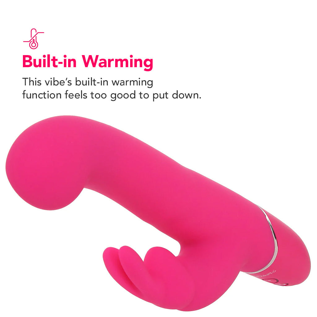 PinkCherry Warming G-Spot Rabbit Vibe in Pink Vibrators > Rabbit Vibrators - Tophatter Daily Deals