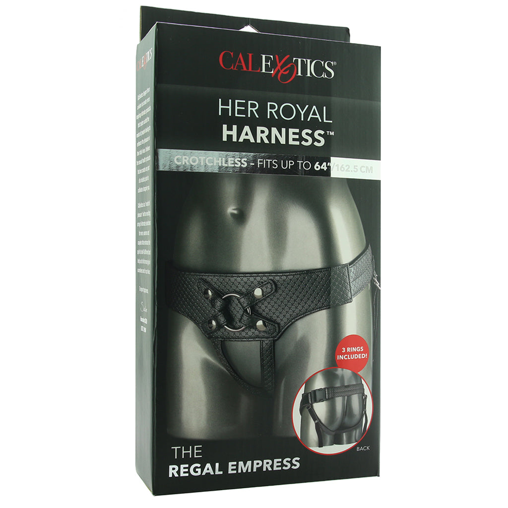 Her Royal Harness The Regal Empress in Pewter Dildo Sex Toys > Strap-On and Harnesses - Tophatter Daily Deals