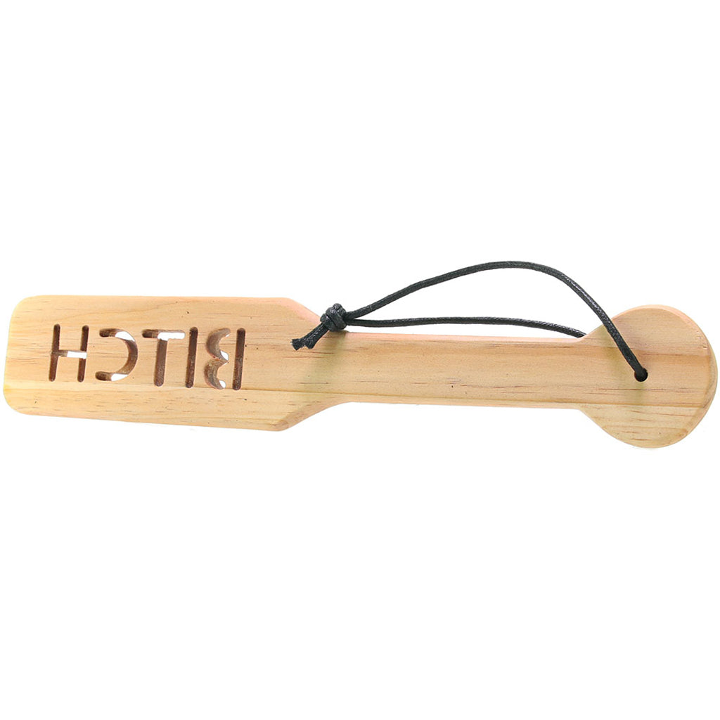 Wood BITCH Paddle - Tophatter's Adult Products Bondage and Fetish > Whips and Crops - Tophatter Daily Deals