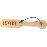 Wood BITCH Paddle - Tophatter's Adult Products Bondage and Fetish > Whips and Crops - Tophatter Daily Deals