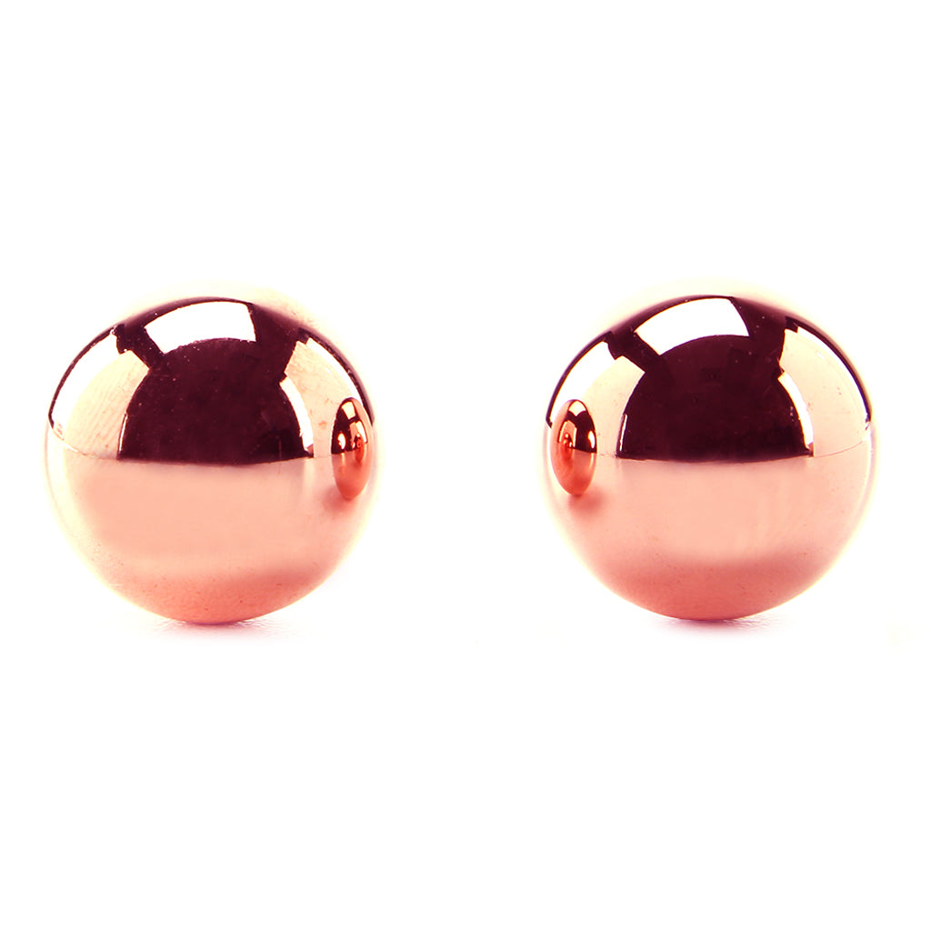 PinkCherry Weighted Kegel Balls in Rose Gold Kegel, Ben Wa and Pelvic Health Tools - Tophatter Daily Deals