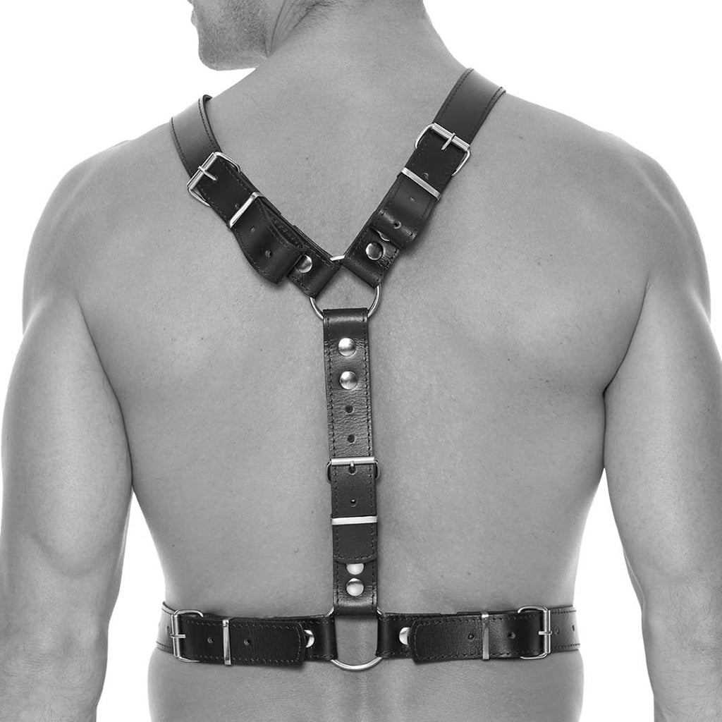 Ouch! Twisted Bit Bonded Leather Harness Bondage and Fetish > Tools & Accessories - Tophatter Daily Deals