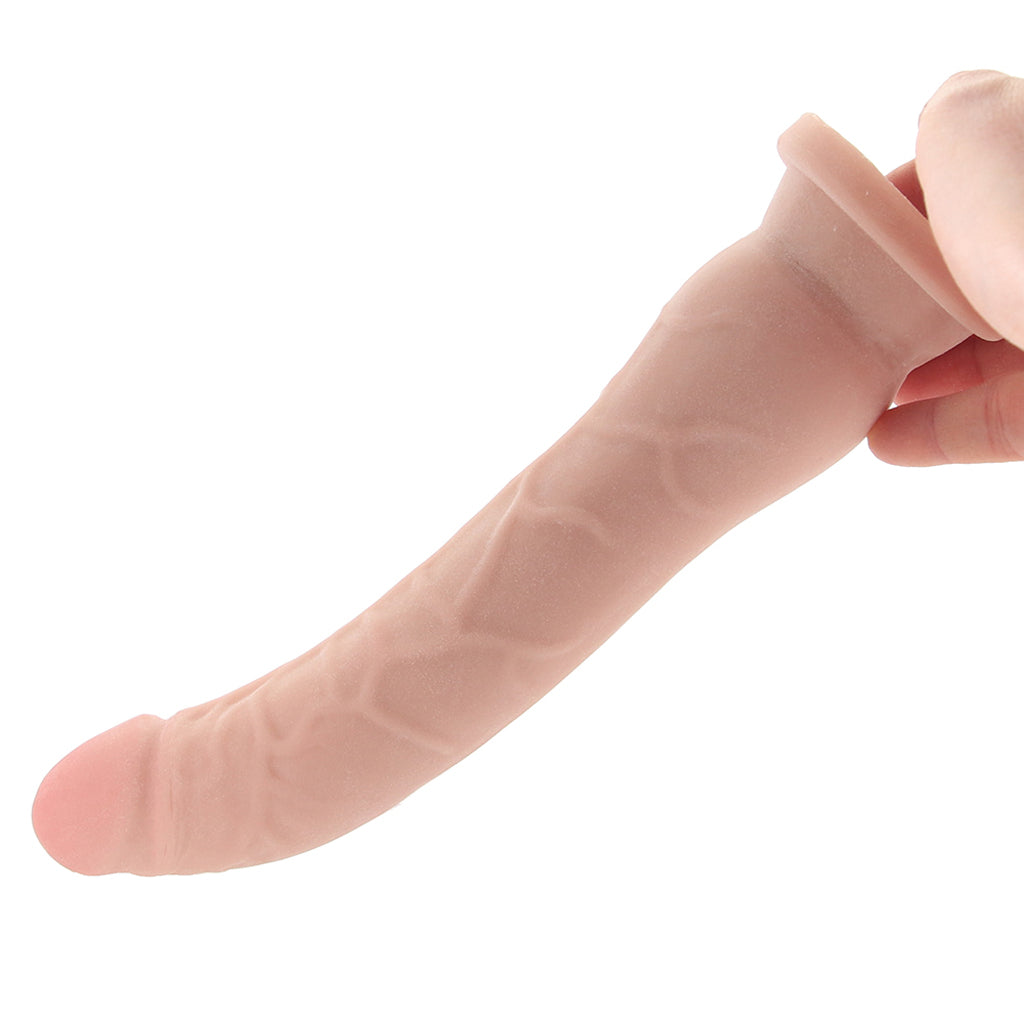Dr. Skin Plus 9 Inch Posable Dildo in White - Tophatter's Adult Products Dildo Sex Toys > Realistic Dildos - Tophatter Daily Deals