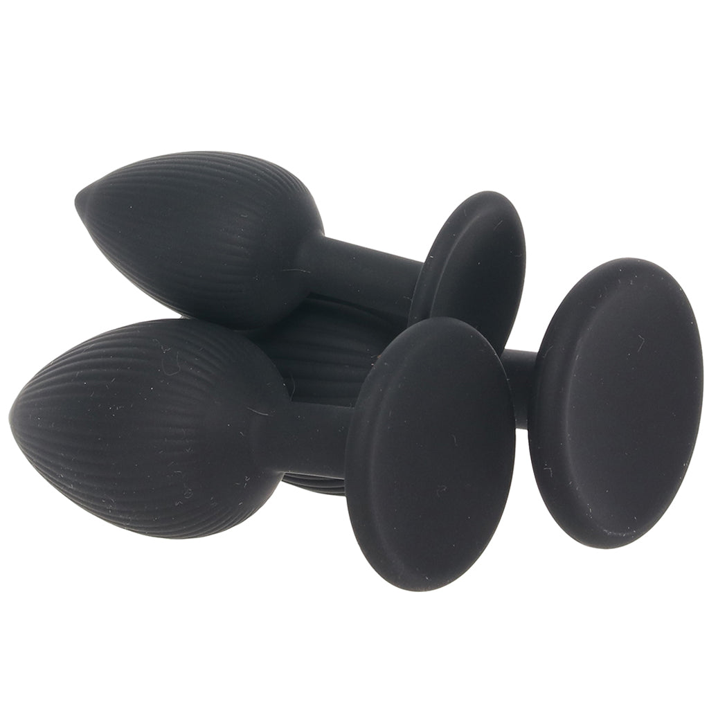 Renegade Triple Ace Silicone Butt Plug Kit - Tophatter's Adult Sex Toys Online Anal Sex Toys > Butt Plugs - Tophatter Daily Deals