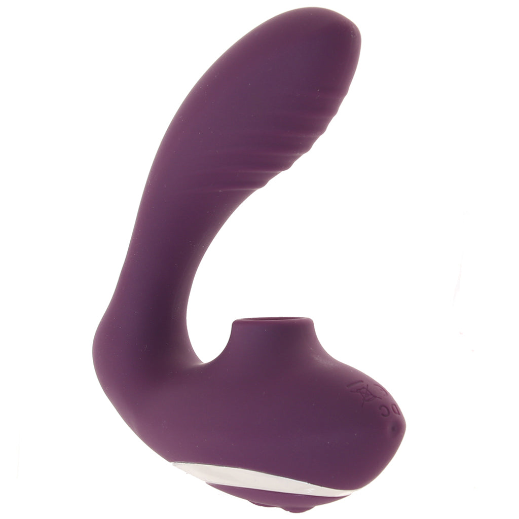 OMG Vibra G Pulse Clitoral Air Massager in Purple Vibrators > G-Spot Vibrators - Tophatter Daily Deals