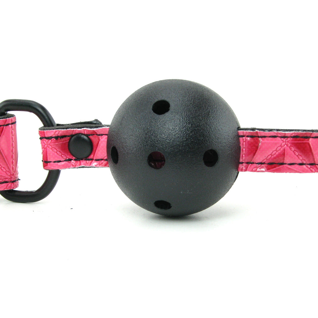 Sinful Ball Gag in Pink Bondage and Fetish > Ball Gags & Mouth Restraints - Tophatter Daily Deals
