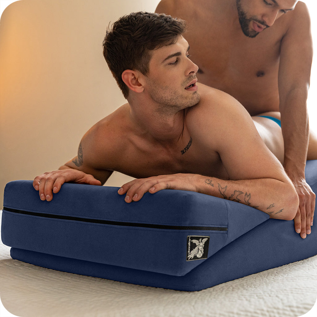 Wedge Ramp Combo in Velvet Blue Sex Furniture > Sex Machine - Tophatter Daily Deals