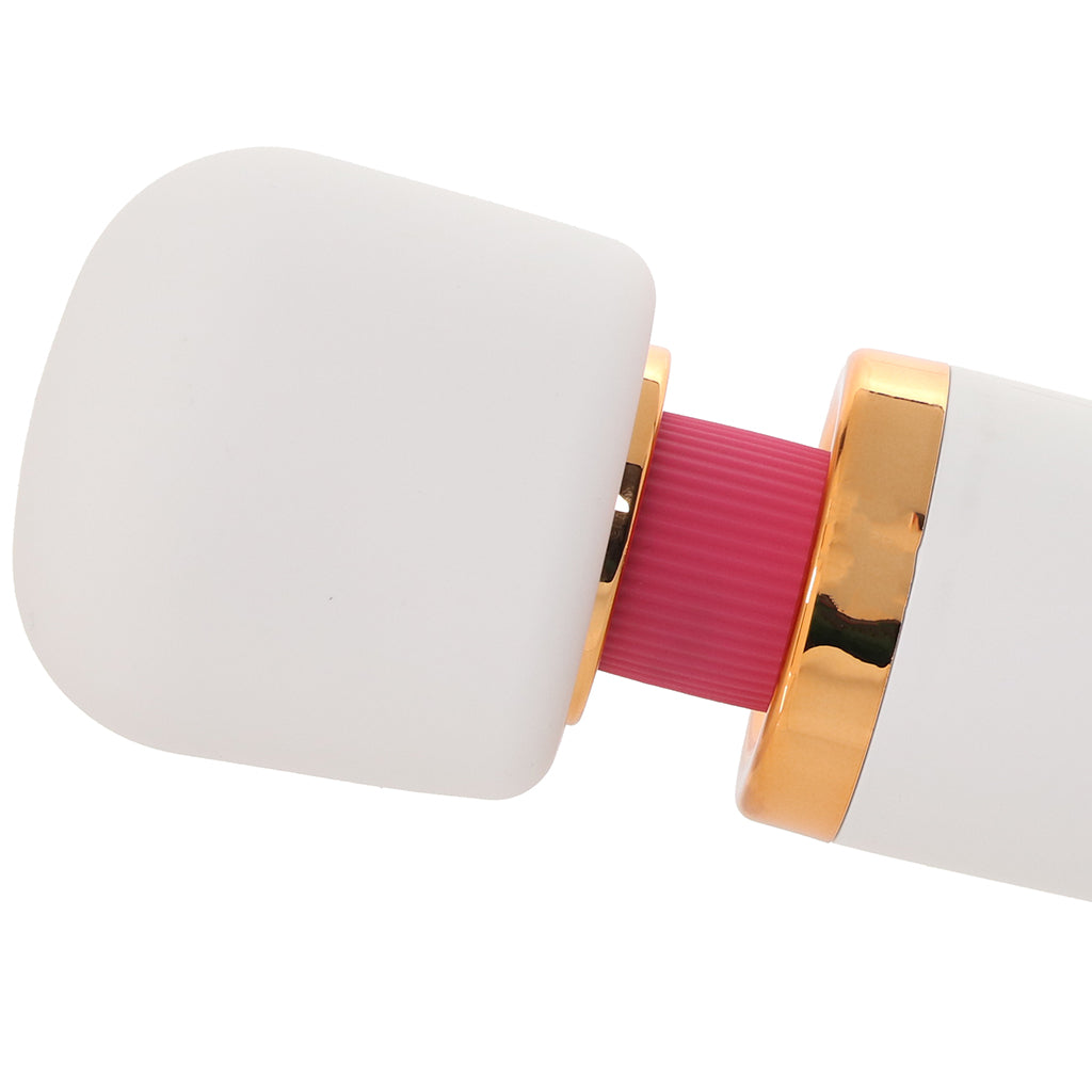 PinkCherry Premium Powered Wand in White - Tophatter's Adult Sex Toys Online Vibrators > Wands - Tophatter Daily Deals