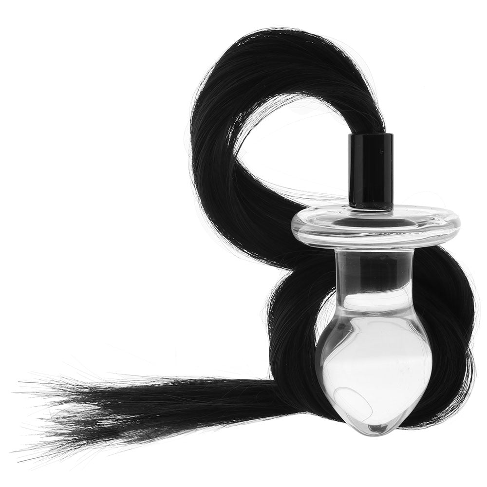 gläs Horse Tail Butt Plug Anal Sex Toys > Butt Plugs - Tophatter Daily Deals