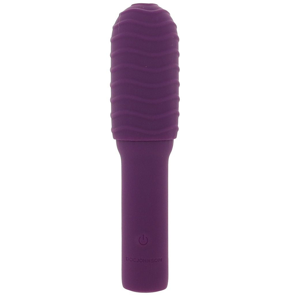 Pocket Rocket Elite Vibe with Texture Sleeve in Purple Vibrators > Bullet and Egg Vibrators - Tophatter Daily Deals