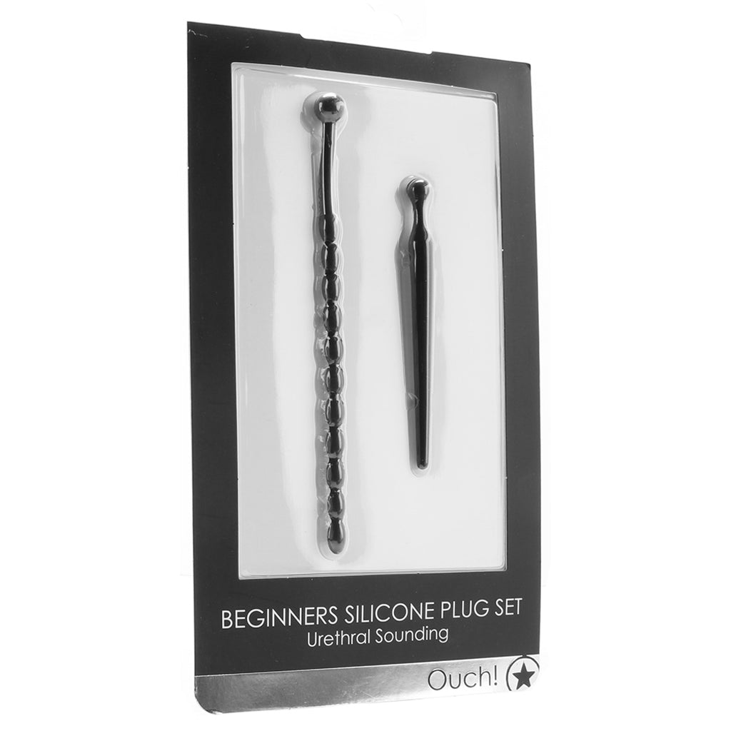 Ouch! Beginners Silicone Urethral Sounding Set Bondage and Fetish > Cock and Ball Devices - Tophatter Daily Deals