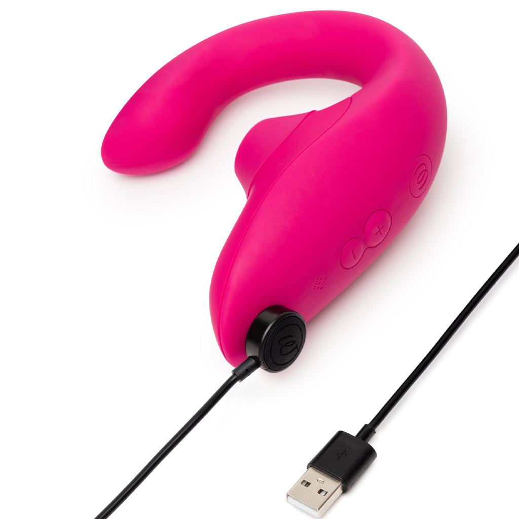 Womanizer Blend Dual Stimulator in Pink - Tophatter's Vibrator Deals Online Vibrators > G-Spot Vibrators - Tophatter Daily Deals