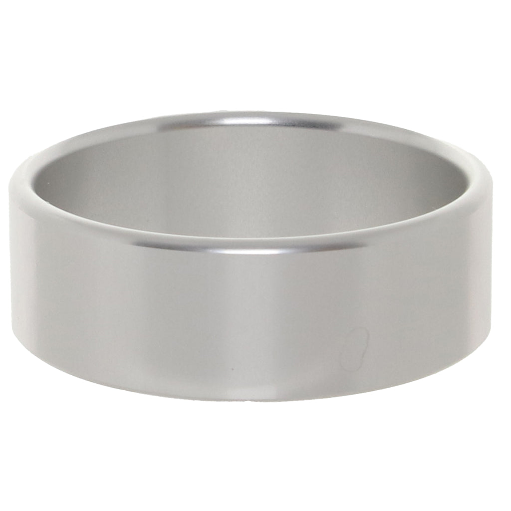 Rock Solid The Brushed Alloy Cock Ring in X-Large Cock Rings - Tophatter Daily Deals