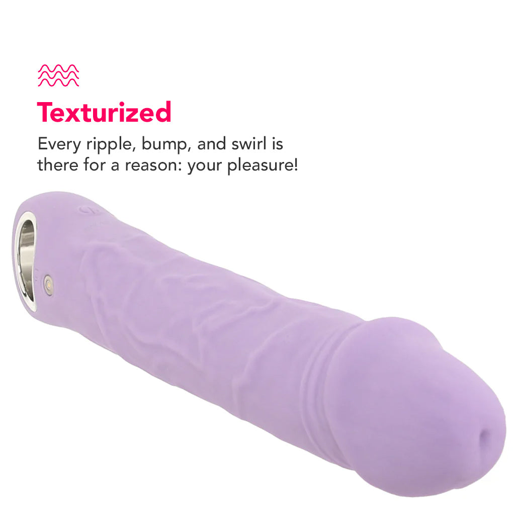 Large Purple Fantasy Vibe Vibrators > Realistic Vibrator Dildos - Tophatter Daily Deals