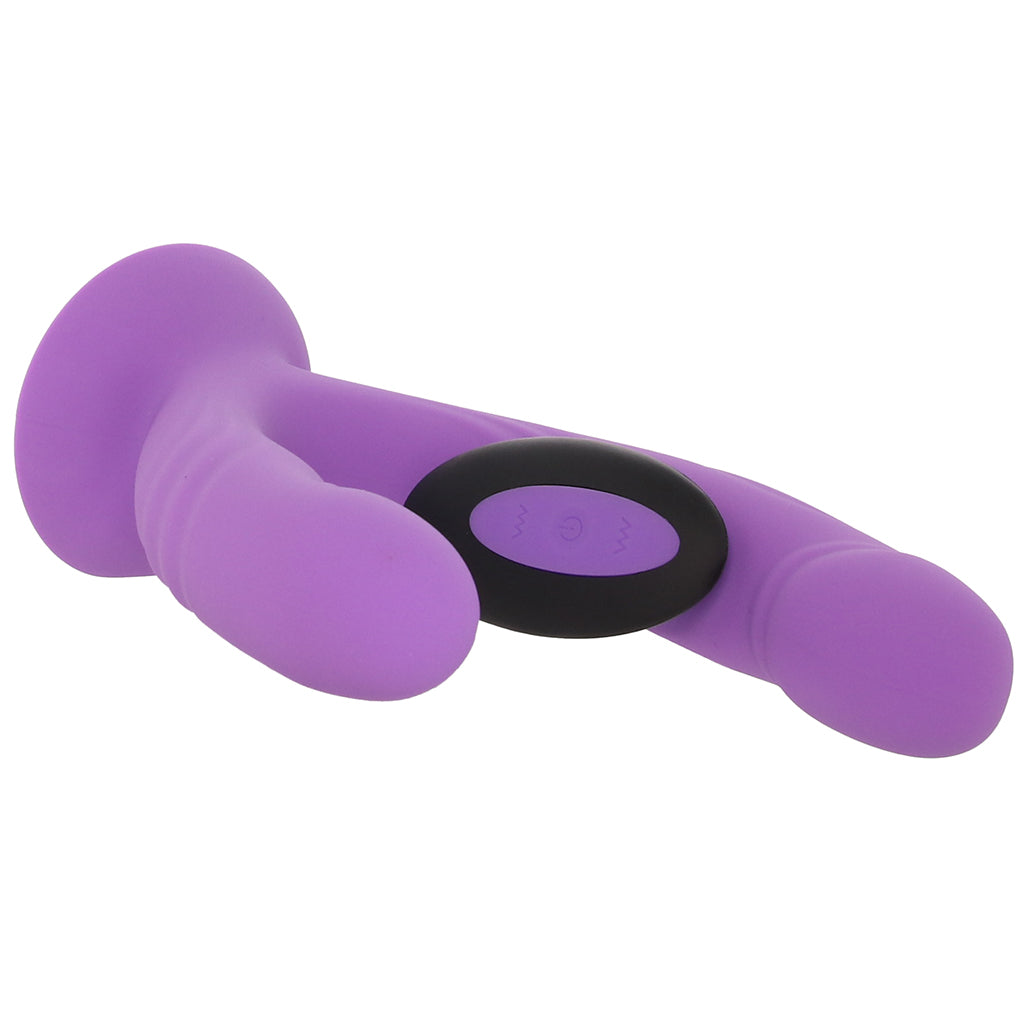 Inya Duet Vibrating Double Dildo in Purple Vibrators > Double Penetration - Tophatter Daily Deals