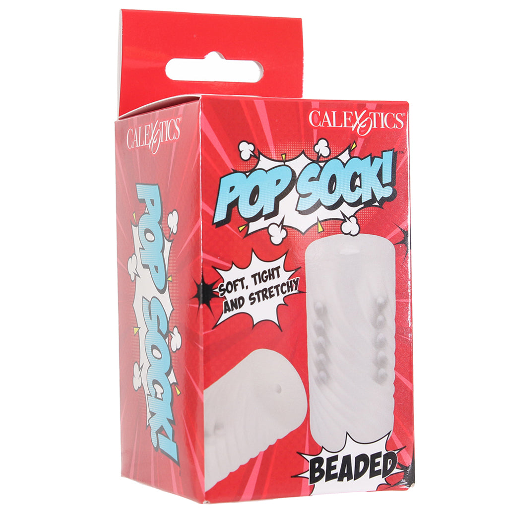Pop Sock! Beaded Stroker in Clear Male Masturbators > Discreet Masturbators - Tophatter Daily Deals