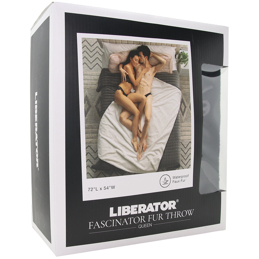 Fascinator Queen Faux Fur Throw in Black Bondage and Fetish > Tools & Accessories - Tophatter Daily Deals