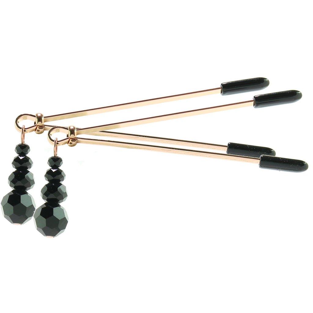 Frederick's of Hollywood Beaded Nipple Clamps - Tophatter's Adult Products Bondage and Fetish > Nipple Stimulators & Clamps - Tophatter Daily Deals