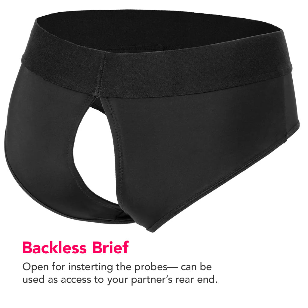 Her Royal Harness Backless Brief /M - Tophatter's Adult Products Dildo Sex Toys > Strap-On and Harnesses - Tophatter Daily Deals