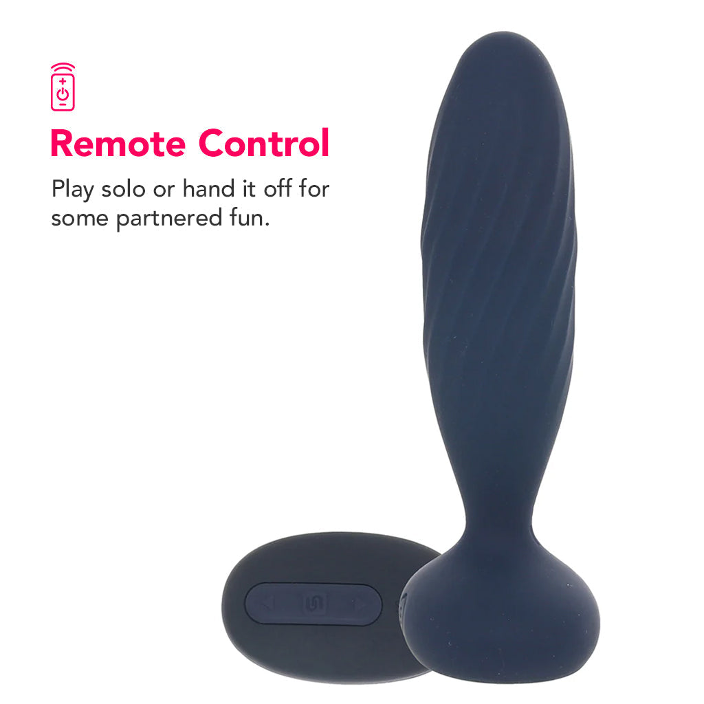 Jordan App-Controlled Thrusting Anal Vibe - Tophatter's Adult Products Anal Sex Toys > Butt Plugs - Tophatter Daily Deals