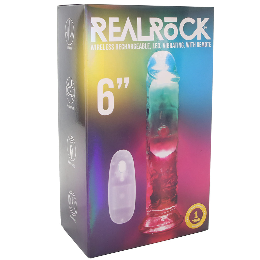 RealRock 6 Inch Light Up Vibrating Dildo Vibrators > Realistic Vibrator Dildos - Tophatter Daily Deals